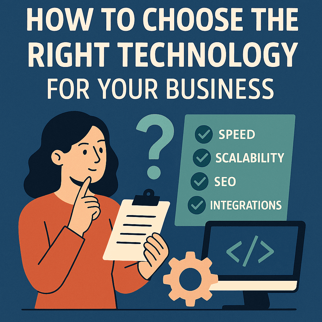 How to Choose the Right Technology for Your Business